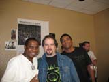 James Hannon and David Harris and Brian Tyler from the Warriors